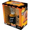 ABYSTYLE - Cofanetto NARUTO SHIPPUDEN Vetro + Tazza Espresso - Prodotto Ufficiale - Set 2 Pezzi - Goodies Ninja Collector
