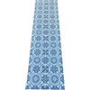 LaVelahome Passatoia Per Cucina In Vinile | Tappeto in PVC Lavabile | Runner Aderente e Robusto | Largo 50 cm | Mattonelle Azulejo Cementine (cm_50_x_280, Azulejo Azzurro)