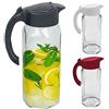 FOFO' CARAFFA IN VETRO CON COPERCHIO IN PLASTICA DA 1,5 L 3 COLORI