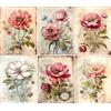 Craft Kreatively Carta di riso con fiori vintage, 21 x 27 cm, per decoupage, per mobili, tecnica mista, biglietti e artigianato, decoupage CRAFT KREATIVELY