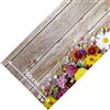 Olivo Tappeti OLIVO.shop Tappeto Cucina Antiscivolo Lavabile, Passatoia Cucina Pvc, Tappeto Cucina in Pvc Gomma, Tappeto Corsia per Cucina JOKE (COLOR FLOWERS, 50x180 cm)