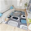 Mazovia Tappeto Salotto Moderne e Classico Pelo Corto - Tappeti Soggiorno Turchi Originali - Tappeti Camera da Letto - Tappeti Salotto Grandi Dimensioni - Grigio Blu 200 x 300 cm