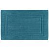 PANA Tappetino da bagno in spugna viscoelastica, a pelo lungo, con memory foam viscoelastico, antiscivolo e assorbente, dimensioni: 50 x 80 cm, colore: petrolio