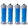 FILTRIACQUAITALIA N.4 Bombola CO2 Acqua Frizzante Usa e Getta 600g per Gasatori E290