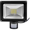 ALPHA DIMA 20W 30W 50W 80W Faretto con Sensore di Movimento,ALPHA DIMA IP65 Impermeabile Faro SMD LED Esterno con Sensore,3000K Bianco Calda Faretti LED per Giardino,Corridoio,Terrazza,Patio