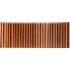 CosìCasa Tappeto Bamboo Antiscivolo Lavabile | Tappetino Idrorepellente | Passatoia Bambu Effetto degradè (Marrone, 50x240)
