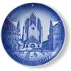 FJ�RN Bing & Grøndahl Piatto Natalizio Blu Collezionabile Piatto 2025 diametro 18 cm
