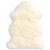 Cakla 100% pelle di pecora/agnello biologica; Morbida e soffice Ideale per il soggiorno, sotto il camino, in camera da letto; Un'aggiunta originale a qualsiasi interno; (Bianco, XL: 110-120 cm)