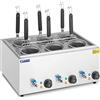 Royal Catering RC-PM006 - Fornello per pasta con 6 cestini, temperatura 30-110 °C
