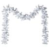 Casa Ghirlanda TRALCIO Bianco 270 CM da 200 Punte Pino Abete Ramo Natale Albero ADDOBBI Decorazioni