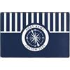 VWCSDSCS Zerbino personalizzato con bussola e scritta Welcome Aboard per pavimento, casa, cucina, barca nautica, bussola, tappetini per casa, fronte, interni, esterni, esterni, ingresso, tappeto