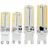 Generic XYAL Lampadine, Confezione da 15 lampadine LED in silicone mais AC220V G9 64/104/152 LED Faretti Lampade(Warm White,64LEDs)