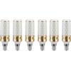 Aiwerttes Lampadina LED E14 da 9 W, 1000 lm equivalente a una lampadina alogena da 100 W, E14, lampadine LED a pannocchia per lampadari, decorazione per l'illuminazione della casa, non dimmerabile, AC