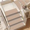 ADUODAO Tappeto runner da interni, autoadesivo, per scale, tappetino di protezione perfetto per bambini, anziani e animali domestici (70 x 22 cm, 7 pezzi, beige)