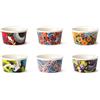 Excelsa Kimono Set 6 Coppette Gelato/Aperitivo, Porcellana, Diametro 8.7 Cm., Decori Assortiti…