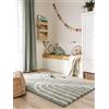 benuta Lytte Tappeto bambini Gobi - Blu 120x170 cm - Rettangolare e stile: Motivi infantili, Scandi Living - Facile manutenzione per soggiorno camera