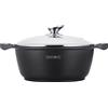 ROYALTY LINE - Pentola in pietra lavica e coperchio in vetro (RL-GS28M 28 cm)