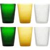 MEMENTO Set 6 bicchieri acqua in pasta di vetro 300cc (Ardenne)