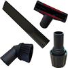 MohMus Premium Kit di Accessori per Aspirapolvere | 4 pezzi | con adattatore universale | adatto per AEG, Electrolux, Bosch, Dirt Devil, EIO, Einhell, Miele, Kärcher, Hoover, LG, Nilfisk, Rowenta, Siemens