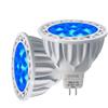 JSVSAL (2 pezzi) lampadine a LED dimmerabili blu MR16 GU5.3 con base bipin 5 W, equivalente a 50 W, AC/DC 12 V bassa tensione, faretti da 40 gradi per paesaggio, cortile, giardino, albero, piscina
