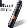 YOSEDVCB Kit Aspirapolvere Portatile Intelligente 5 in 1, Aspirapolvere Portatile Ricaricabile di Tipo C, Potente E Leggero con Forte Aspirazione for Peli di Animali E Divani(Black Set)