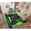 Stillshine. 3D Gaming Tappeti per Bambini Adolescenti Ragazzo Tappeti Camera da Letto Soggiorno Tappeti Salotto Bagno Cucina Moderni Lavabile Antiscivolo Gamer Room Decor (Verde,80x120 cm)