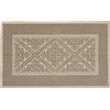 Confezioni Giuliana - Tappeto Sardo Rettangolare 100% Cotone Prodotto Italiano per Ingresso Bagno Cucina Camera da Letto - Tortora, 55x140 cm