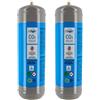 Swan - Bombole CO2 1200g E290 per Gasatore Acqua Frizzante - Attacco M11x1 Compatibile Universale - Set 2 Pezzi - Risparmio