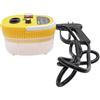 TouTToNG Pulitore a vapore ad alta pressione, 2500W multiuso per pulizia a vapore ad alta temperatura, 1,2 l, ≥ 105 °C (Giallo)