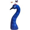 Qianly Testa di manichino pavone per decorazioni floreali, Blu