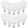 Optonica Lampadina Led Risparmio Energetico Attacco 12W E27 220V 1055 Lumen Globo Equivalente 70W Lunga Durata Universale (Pezzi 10, Bianco Naturale 4500°K)