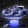 Lampephoto.fr - Lampada 3D Formula 1 L. Hamilton, Luce Notturna Tattile Formula 1 L. Hamilton F1 Illusione 3D Led, Idea Regalo di Natale per Ragazzi e Ragazze Lampada da Comodino, Gadget TOP