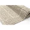 Cristina Carpets POP Tappeto Cotone. Lavabile. per Bagno e Cucina (Beige. 60x100cm)