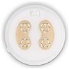 Pastidea - Trafila in bronzo e POM Cuori Rigati compatibile con Philips Pasta Maker Avance e Serie 7000