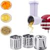 Shunfaji Affettatrice per KitchenAid, grattugia a cilindri e tagliatori, accessori di taglio di verdure in acciaio inox, compatibile con il frullatore verticale Kitchenaid?