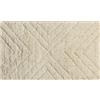 Olivo Tappeti OLIVO.shop | NATURAL tappeto da bagno moderno in cotone organico certificato, morbido e assorbente, 2 misure, Trama Parquet 50x80 cm