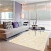 NINGBAI Tappeto Moderno Pelo Corto 60 x 160 cm Tappeto Moderno Soggiorno, Tappeto Moderno per Soggiorno Ampia gamma di colori, Disegni e misure per Soggiorno Home Room Décor, Color Crema