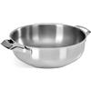 Barazzoni, My Pot, Tegame ø28cm, Acciaio Inox 18/10, Capacità 4,4lt, Triplo fondo adatto anche per Induzione, Made in Italy