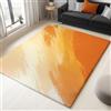 Generico Tappeti Salotto 80x150cm Romantico Motivo Arancione Tappeto per Camera Moderno Tappeto Stampato Lavabile Tappetini Rettangolari Soft Soffice per Soggiorno Camera da Letto