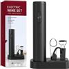 VIGOEXPRESS Set di apribottiglie elettrici per vino, cavatappi elettrico professionale automatico, Apribottiglie per feste, appuntamenti e amanti del vino | VINOCORK