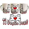 Rimini Gadget Tazza con manico ti voglio bene cartoon idea regalo festa san valentino PS 05032