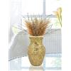 BestAlice Vaso di Fiori a Mosaico per la Decorazione Domestica, Vasi in Vetro a Mosaico Vaso Brillante Decorativo, Vaso in Vetro Crackle a Mosaico Fatto a Mano Vaso Bouquet Unico(Oro)