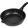 RISOLI' Risoli Padella Alta in Alluminio pressofuso con Manico in bakelite, Linea Black Plus (Ø 28 cm)