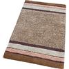 emmevi Tappeto Bagno Puro Cotone Morbido Camera Letto Colori Vivaci Lavabile mod.MERIDA 55X90 MARRONE (C)