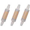 BANGSHUO 3 Pezzi Lampadina R7S LED 5W 78mm Lampadina J78 Doppio Effetto Lineare,Bianco Caldo 3000K,5 Watt,Non Dimmerabile AC 220-240V, 500LM, 360 Gradi