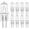 UGEFKMQ Lampadina G4 Lampade Alogene G4 Lampada Alogena Con Base Pin 220V 20W Bianco Caldo 10 Pezzi,20 W