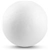 Netuno 10 Palline di polistirolo diametro 10 cm pallina polistirolo bianco da decorare paillettes base decorazioni Natale DIY fai da te decoupage feste progetti scolastici casa scuola hobby creativi