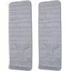 CENMEN 2 x 120 x 40 cm, tappetino per coperta assorbente, antiscivolo, in memory foam per cucina, camera da letto, grigiastro