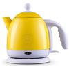 BybAgs Bollitore elettrico, bollitore elettrico, in acciaio inox, bollitore a vernice, 1 l, mini teiera, giallo