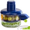 Generico Sbucciatore Per Verdure,Utensile per la Sbucciatura della Frutta Ricaricabile,Macchina Elettrica Sbucciatrice Uva Aglio,Per Frutta Piccola Domestica
